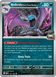 Nosferalto de la Team Rocket 121/182 Reverse
