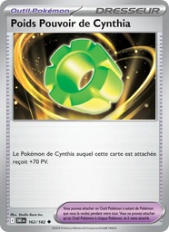 Poids Pouvoir de Cynthia 162/182 Reverse