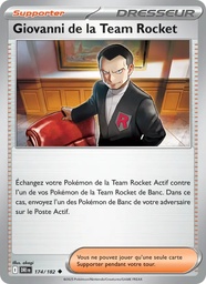 Giovanni de la Team Rocket 174/182 Reverse
