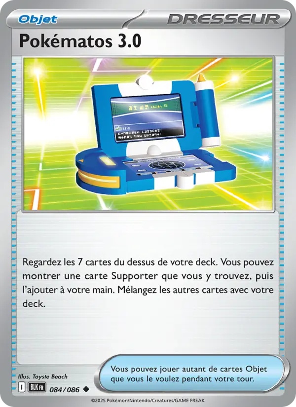 Pokématos 3.0 084/86 Reverse