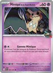 Mimiqui de la Team Rocket 097/217 Reverse