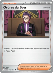 Ordres du Boss 183/217