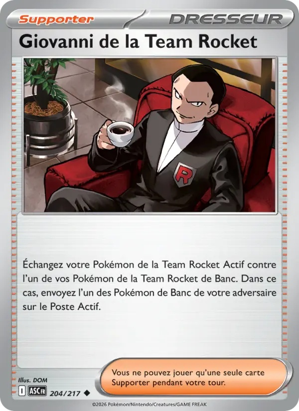 Giovanni de la Team Rocket 204/217