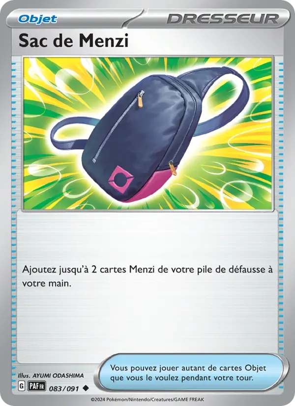 Sac de Menzi 083/91 Reverse